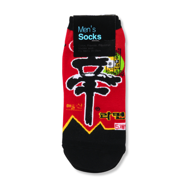 COSMETIC WORLD_Shin Ramen Printed Men's Socks_Cosmetic World